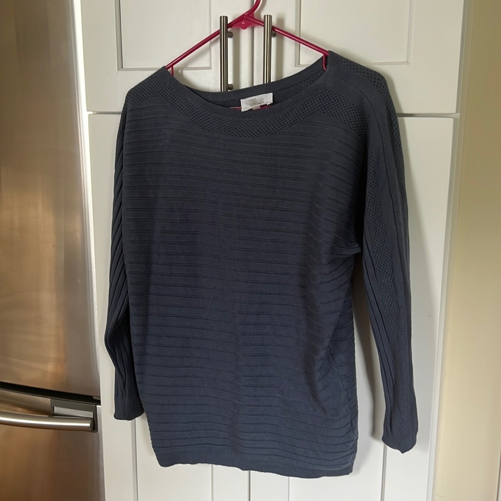 Blue sweater. Size small